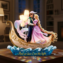 Load image into Gallery viewer, And at last I see the light - Romantic Couple Acrylic Light Box, Personalized Gift for Couples Light Box PopCulturePrints
