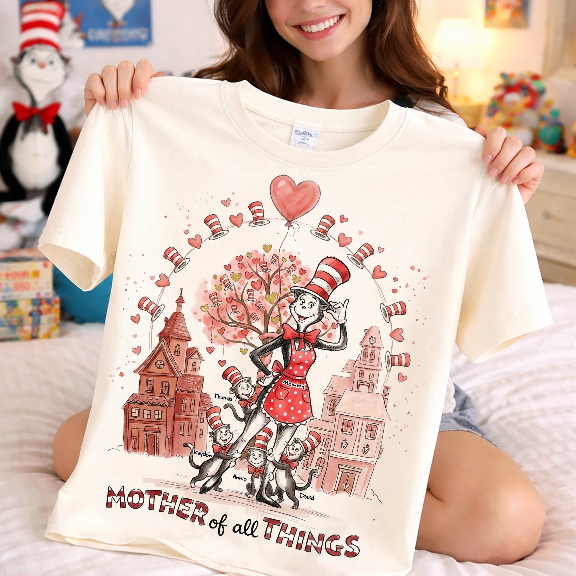 Mother of All Things - Personalized Cool Playful Mom Shirt Shirts PopCulturePrints