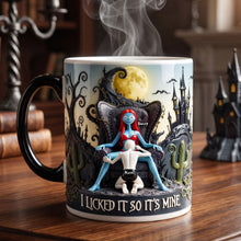 Load image into Gallery viewer, "I Licked It So It's Mine" - Unique Personalized Gothic Magic Coffee Mug - Gift for Couples, Friends, and Loved Ones
