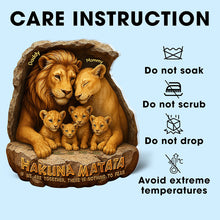 Load image into Gallery viewer, Best Dad in the Pride Lands - Personalized Lion Dad Plaque Shaped Plaques PopCulturePrints
