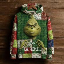Load image into Gallery viewer, EW, PEOPLE... - Green Monster 3D Hoodie for Personalized Christmas Gifts AOP Products PopCulturePrints
