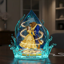 Load image into Gallery viewer, Tale As Old As Time - Personalized Romantic Couple Acrylic Light Box Light Box PopCulturePrints
