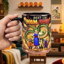 Load image into Gallery viewer, Best Mom Ever - Personalized Warrior Mom And Kids Magic Ceramic Coffee Mug - Perfect Gift for Mom and Grandma Coffee Mug PopCulturePrints

