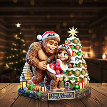 Load image into Gallery viewer, Personalized Christmas Gift for Couples - I Like Big Butts and I Cannot Lie Plaque Shaped Plaques PopCulturePrints
