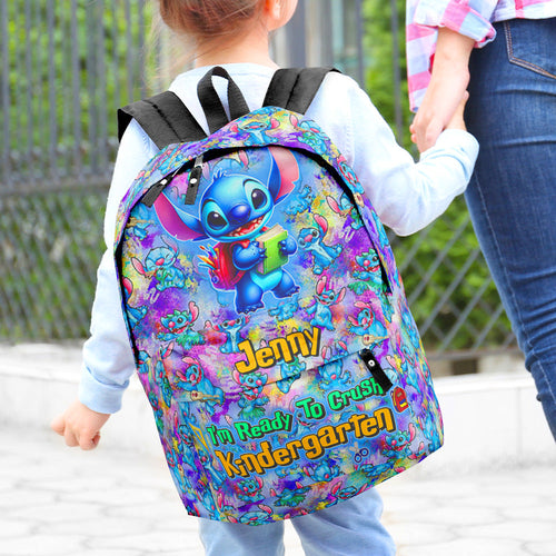 “Unleash Your Creativity!” Cartoon Backpack - Personalized Gift for Kids Backpack PopCulturePrints
