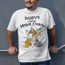 Load image into Gallery viewer, Daddy&#39;s Fantastic Magical Creatures Personalized T-Shirt
