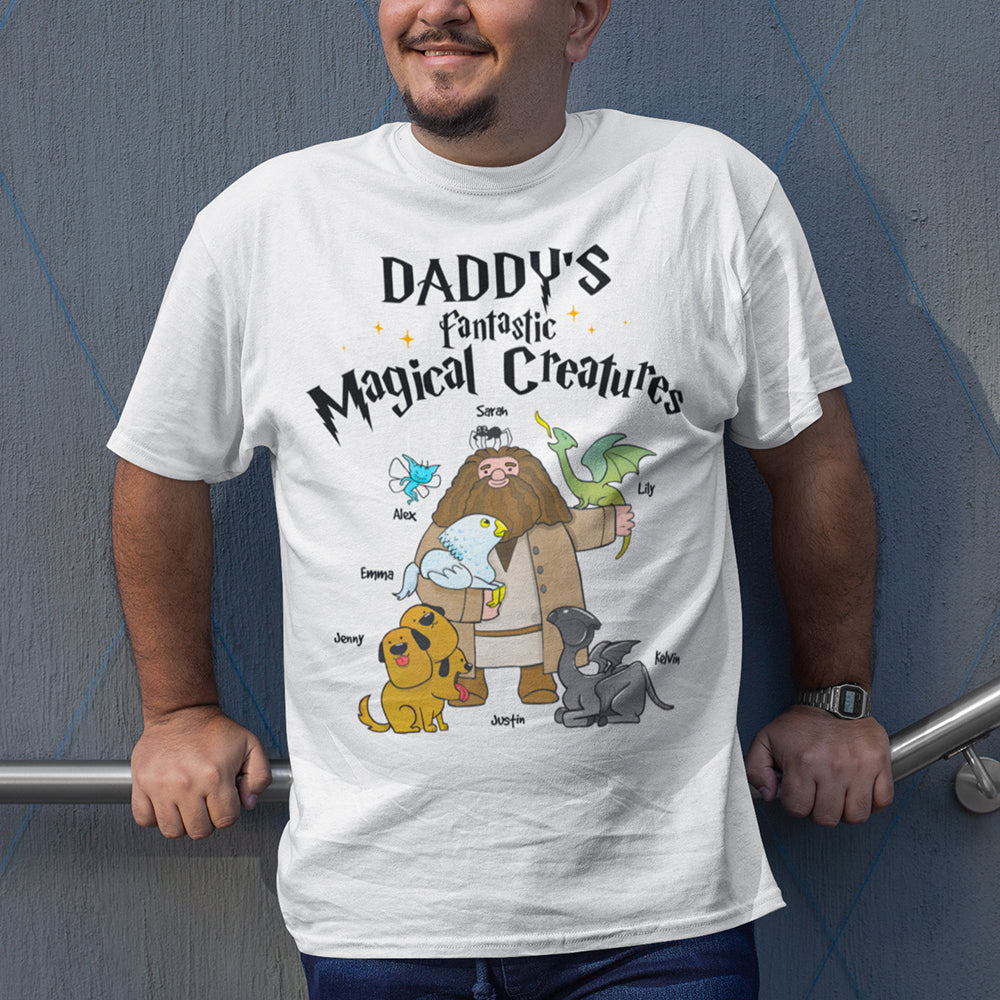 Daddy's Fantastic Magical Creatures Personalized T-Shirt