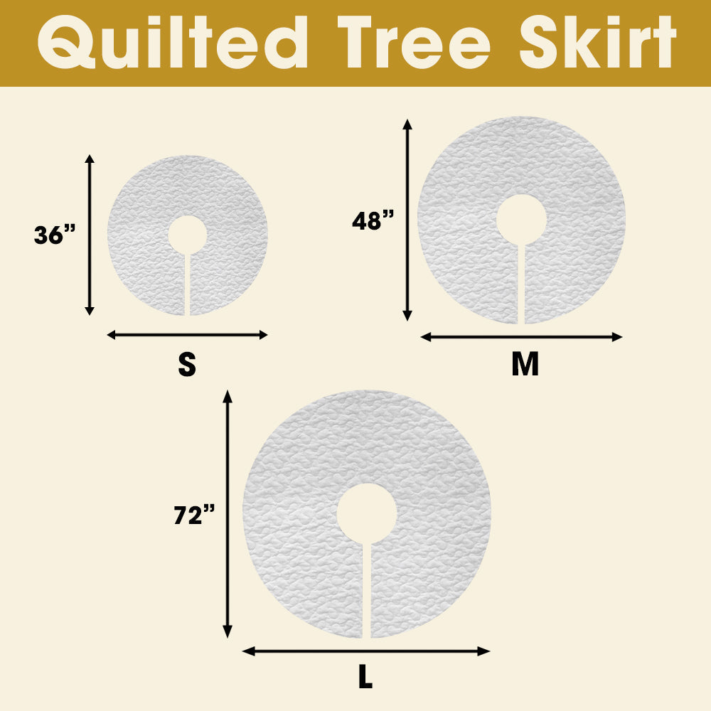 “It's Not What's Under The Tree That Matter, It’s Who’s Around It” - Green Monster Family Tree Skirt - Personalized Gift for Family Christmas Tree Skirt PopCulturePrints