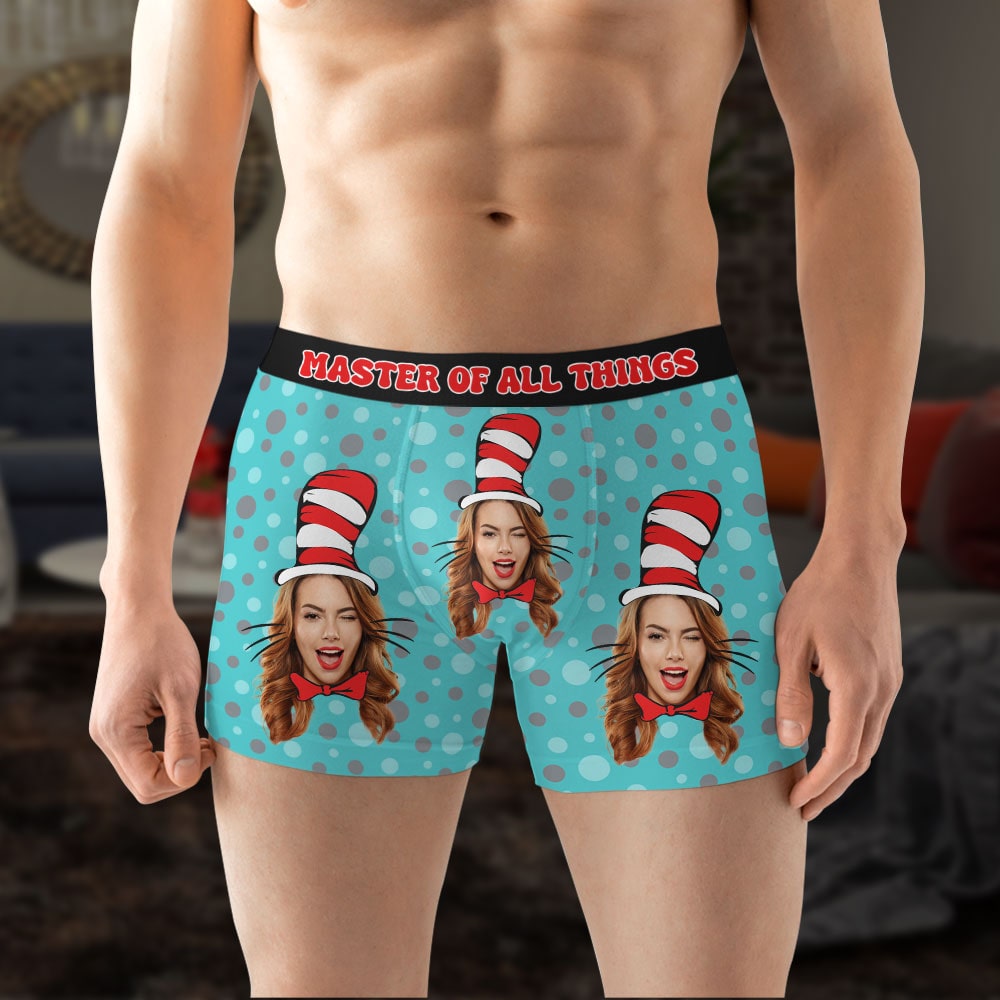 Custom Couple's Boxers & Briefs - Master of All Things Boxer Briefs PopCulturePrints