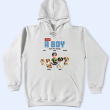 Load image into Gallery viewer, Just A Girl Who Loves Dogs - Personalized T-Shirt for Dog Lovers T-shirt PopCulturePrints
