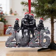 Load image into Gallery viewer, Celebrate the Galaxy - Personalized Space Christmas Ornament for Family
