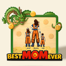 Load image into Gallery viewer, Best Mom Ever with Dragon Theme - Personalized Gift for Mom, Grandma &amp; More Shaped Plaques PopCulturePrints
