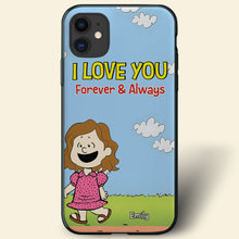 Load image into Gallery viewer, Personalized &#39;Missing Piece&#39; Phone Case for Couples - Forever &amp; Always
