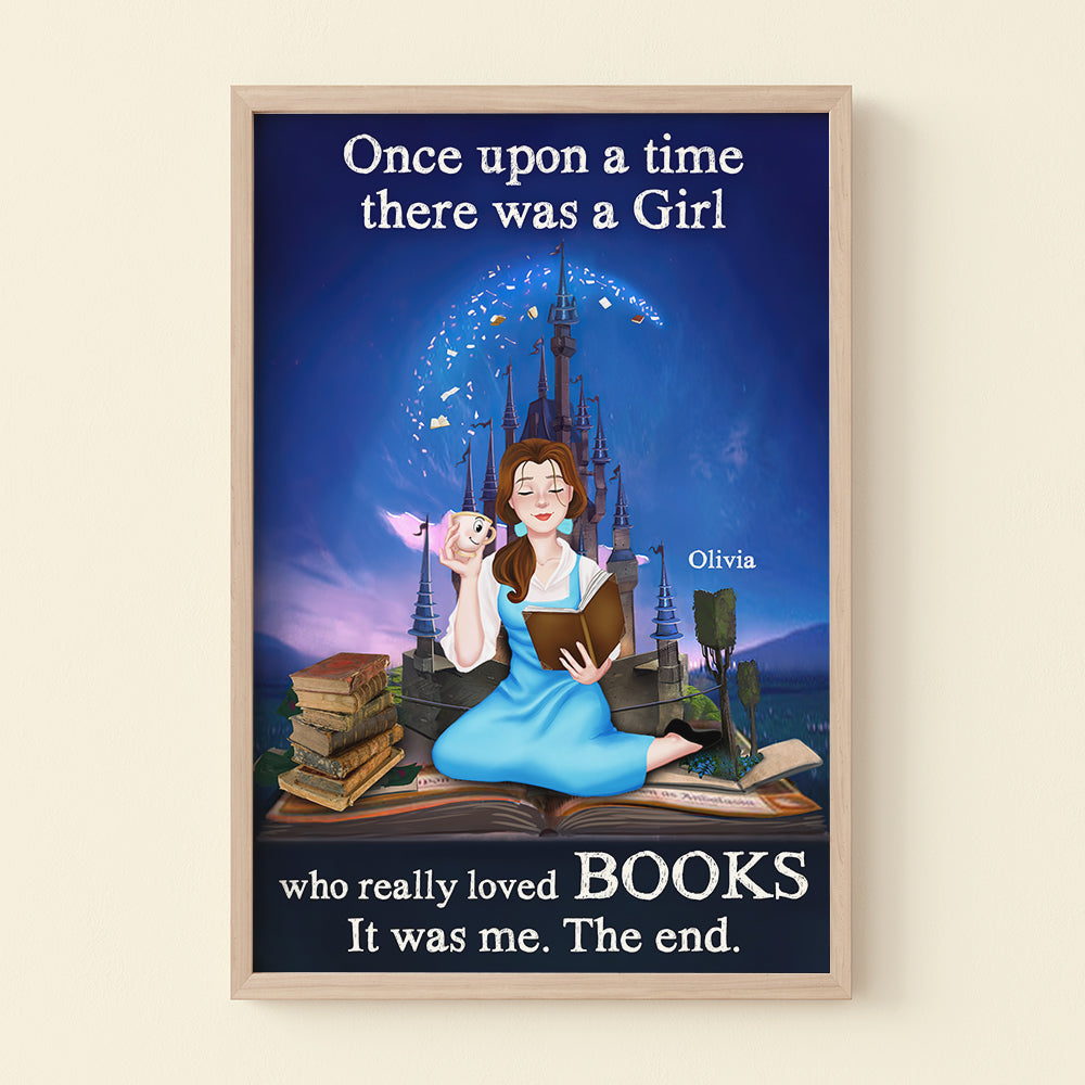 Personalized 'Once Upon A Time' Canvas for Book Lovers Poster & Canvas PopCulturePrints