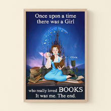 Load image into Gallery viewer, Personalized 'Once Upon A Time' Canvas for Book Lovers Poster &amp; Canvas PopCulturePrints
