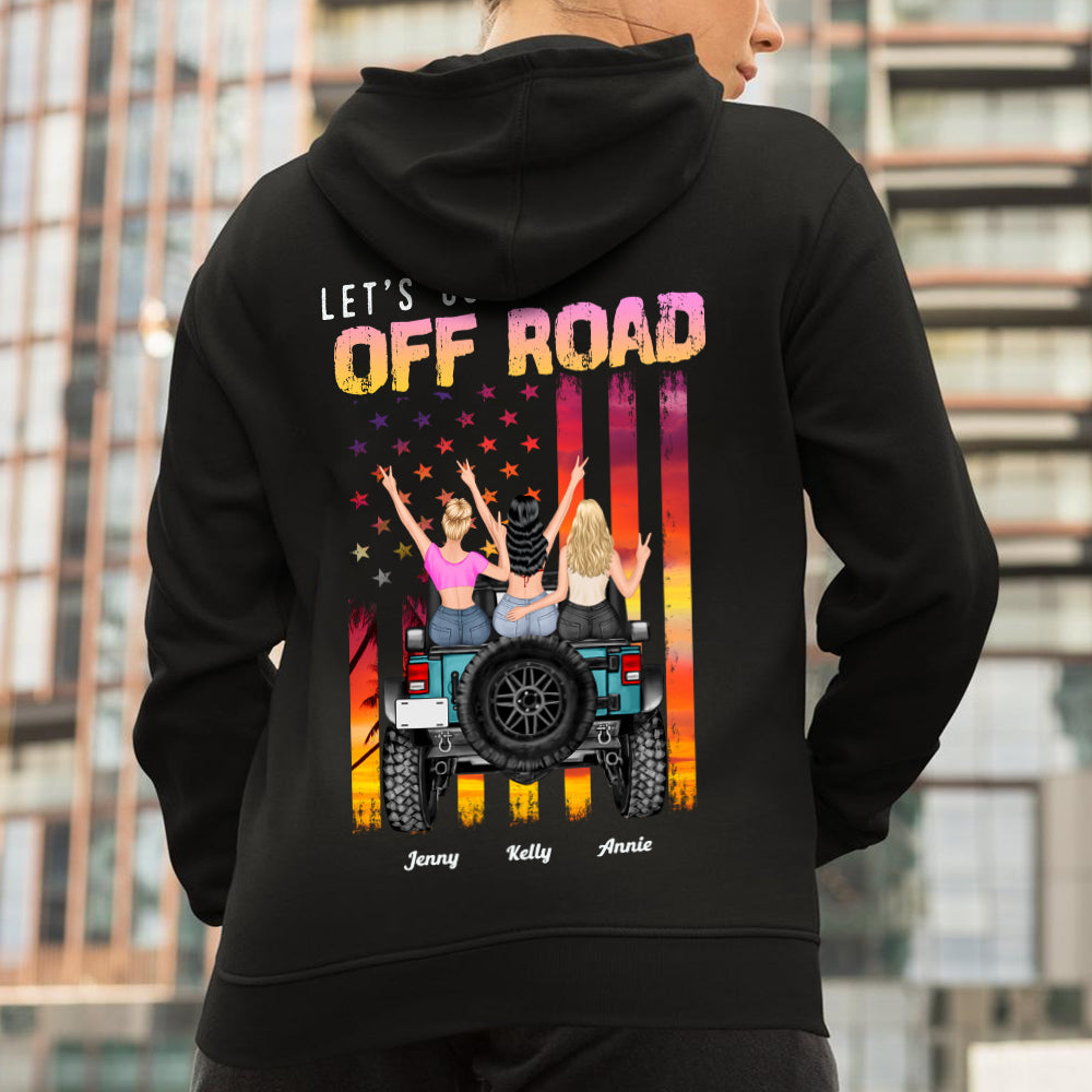 Personalized 'Let's Go Off-Road' Adventure T-Shirt