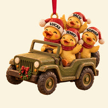 Load image into Gallery viewer, Ducking Fun Squad Ornament, Personalized Gifts For Off-road Lovers 04QHTN101026 Ornament PopCulturePrints
