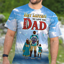 Load image into Gallery viewer, Legendary Dad Personalized 3D Shirt - Father&#39;s Day Edition AOP Products PopCulturePrints
