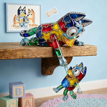 Load image into Gallery viewer, "Celebrating the Unique Bond Between Autism Moms and Kids" - Personalized Acrylic Plaque - Gift for Autism Mom, Perfect for Mother's Day Shaped Plaques PopCulturePrints
