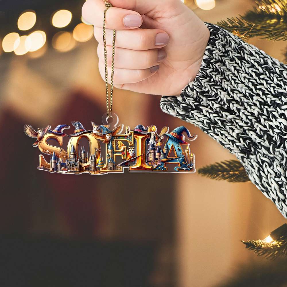 Personalized Movie Magic Christmas Ornament