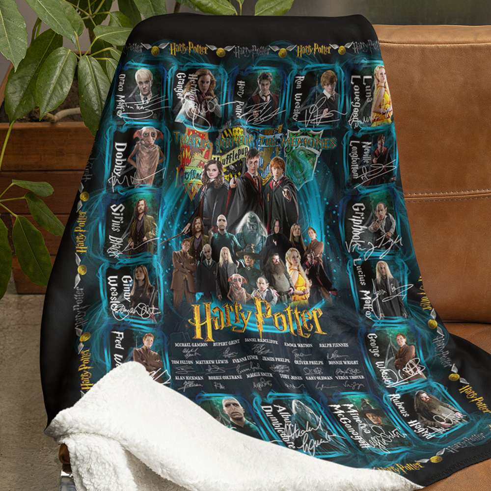 Personalized Harry Potter Fan Blanket - Thank You For The Memories