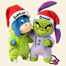 Load image into Gallery viewer, Celebrate Love: Holiday Cozy Pillow - Personalized Gift for Couples Pillow PopCulturePrints
