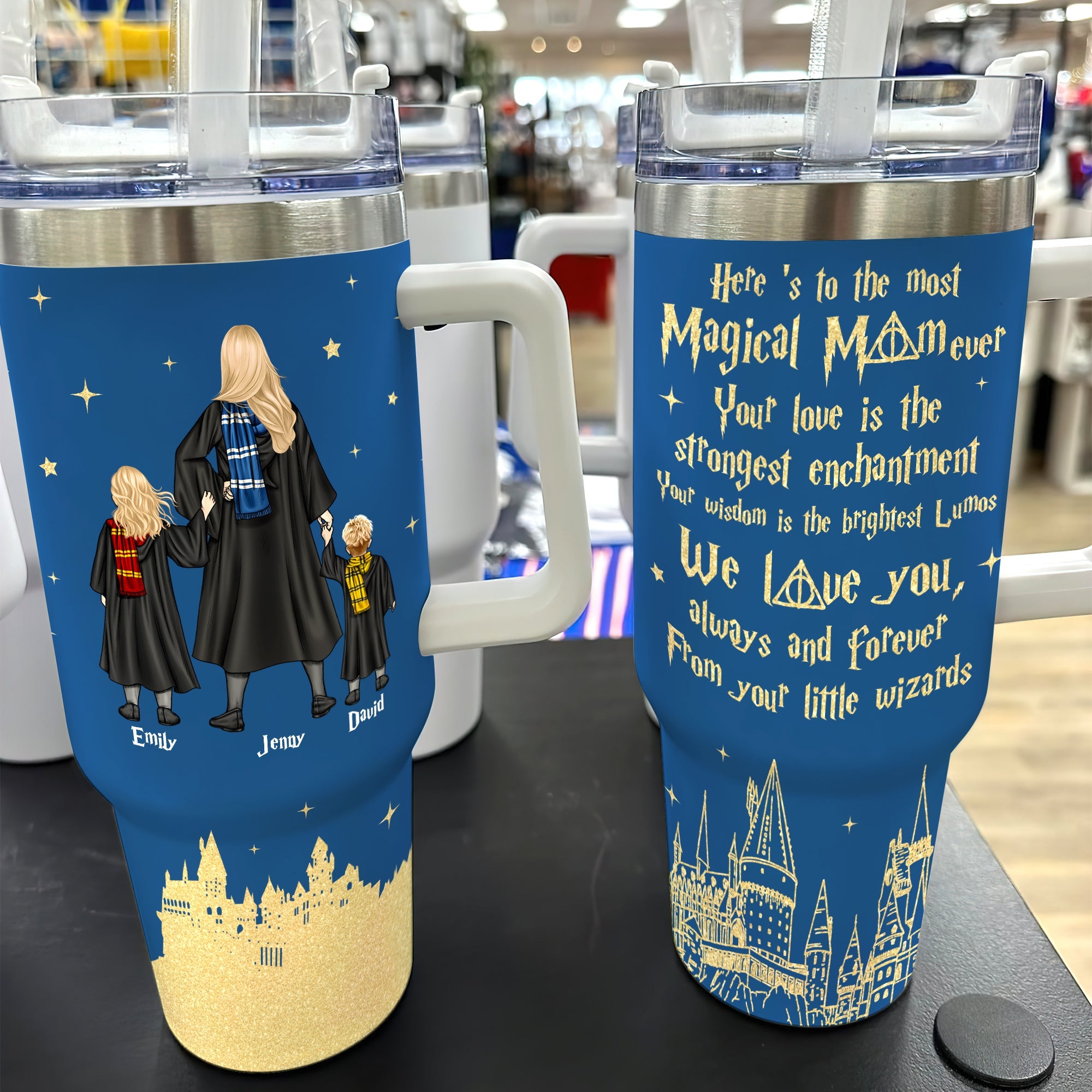 Personalized Magical Mom Tumbler