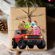 Load image into Gallery viewer, “Adventure Awaits!” Fun Wild Off-road Gang Acrylic Ornament - Personalize Your Gift for Off-road Enthusiasts Ornament PopCulturePrints
