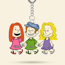Load image into Gallery viewer, Personalized Best Friends Keychain - Unique Gift for Friendship Keychains PopCulturePrints
