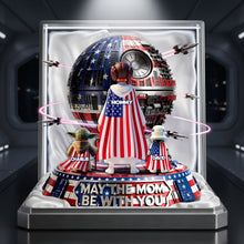 Load image into Gallery viewer, “May The Mom Be With You” - Universe Mom Acrylic Plaque - Personalized Gifts For Mom, Grandma &amp; More Shaped Plaques PopCulturePrints
