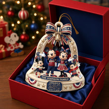 Load image into Gallery viewer, Celebrate Your Family's Legacy - Proud Patriot Family Acrylic Ornament - Personalized Christmas Gift
