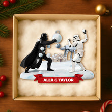 Load image into Gallery viewer, Merry Force-Mas Ornament - A Personalized Holiday Gift for Movie Fans Ornament PopCulturePrints

