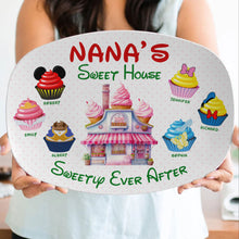 Load image into Gallery viewer, Nana's Personalized Sweet House Resin Plate Resin Plate PopCulturePrints
