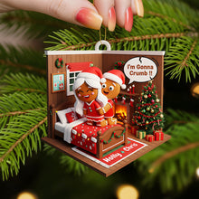 Load image into Gallery viewer, Personalized Gingerbread Couple Christmas Ornament - Perfect Gift for Couples Ornament PopCulturePrints
