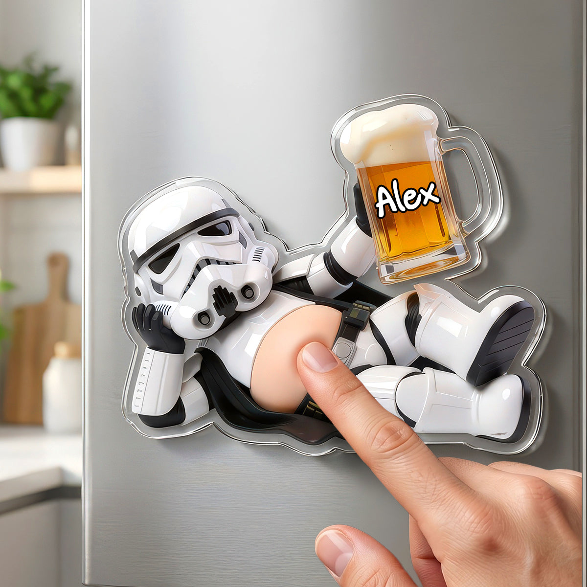 Laugh & Chill: Personalized Funny Drunk Magnet - Unique Gift for Friends & Family Fridge Magnet PopCulturePrints