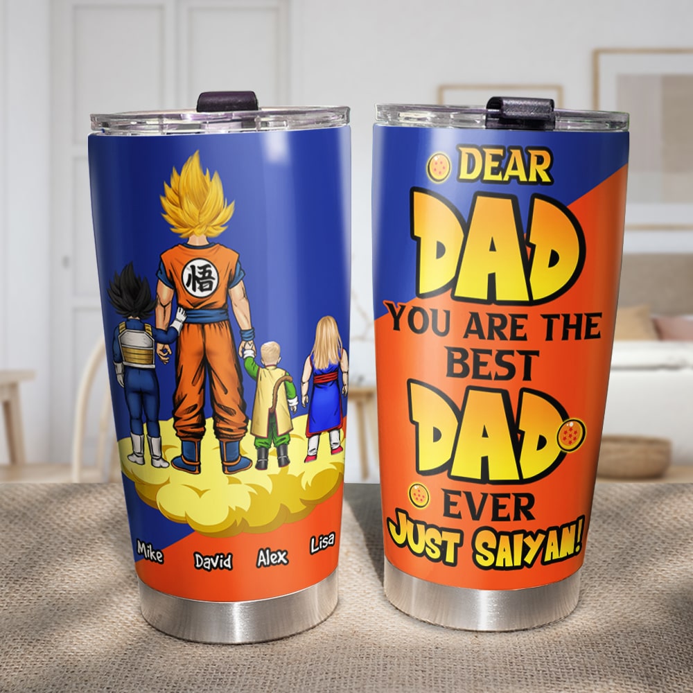 Personalized 'You Are The Best Dad Ever' Anime Tumbler