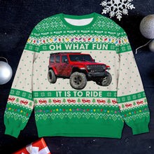 Load image into Gallery viewer, Personalized Off Road Adventure Ugly Sweater Ugly Christmas Sweater PopCulturePrints
