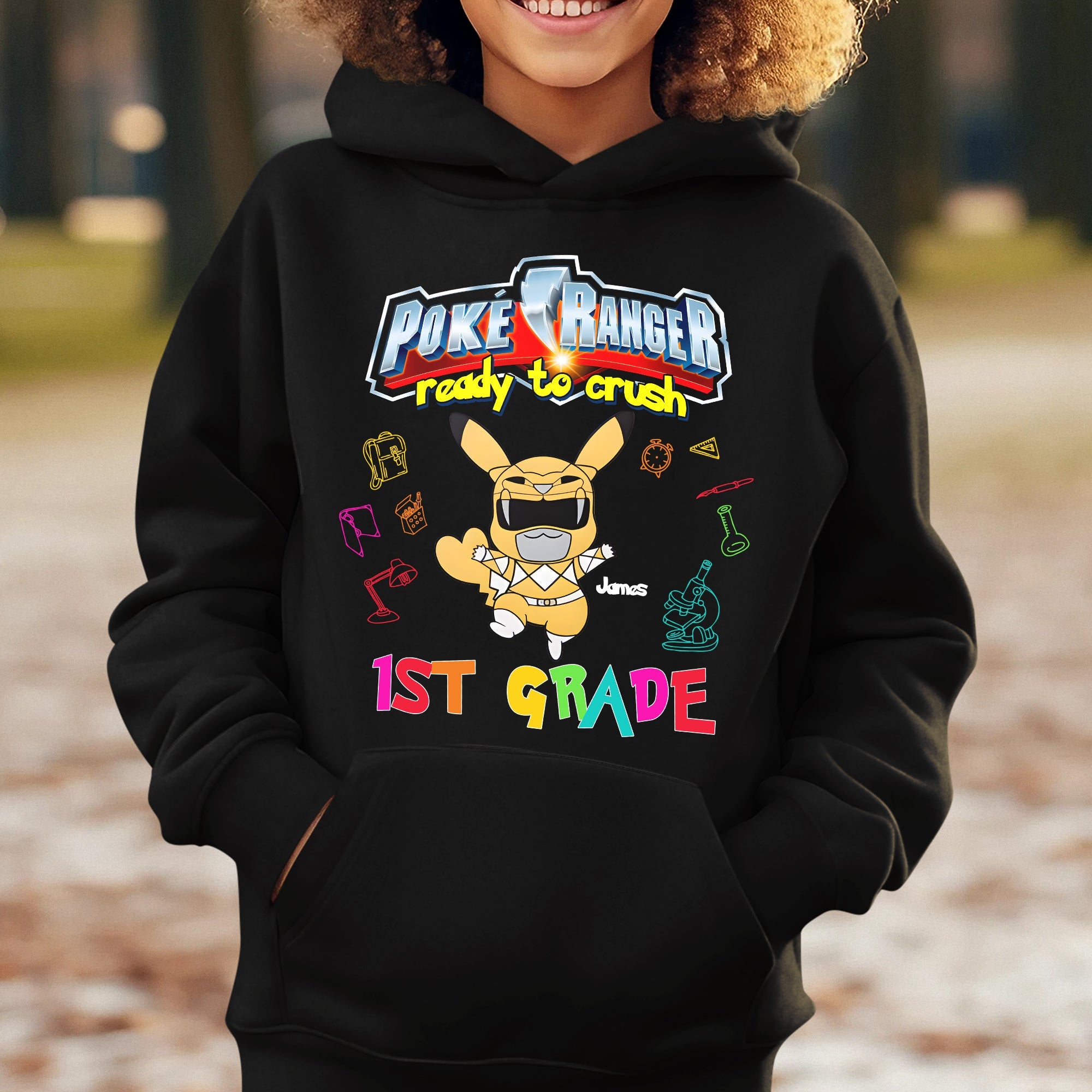 Personalized Poke Ranger 1st Grade T-Shirt