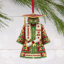 Load image into Gallery viewer, &quot;Celebrate Your Achievements: Personalized Grad Ornament - Custom Gift for Graduates and Loved Ones&quot; Ornament PopCulturePrints
