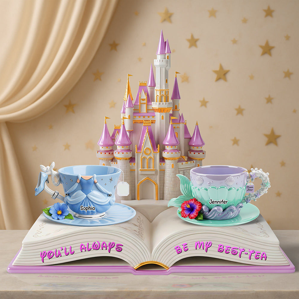 You'll Always Be My Best-tea - Personalized Best Friends Acrylic Plaque Shaped Plaques PopCulturePrints