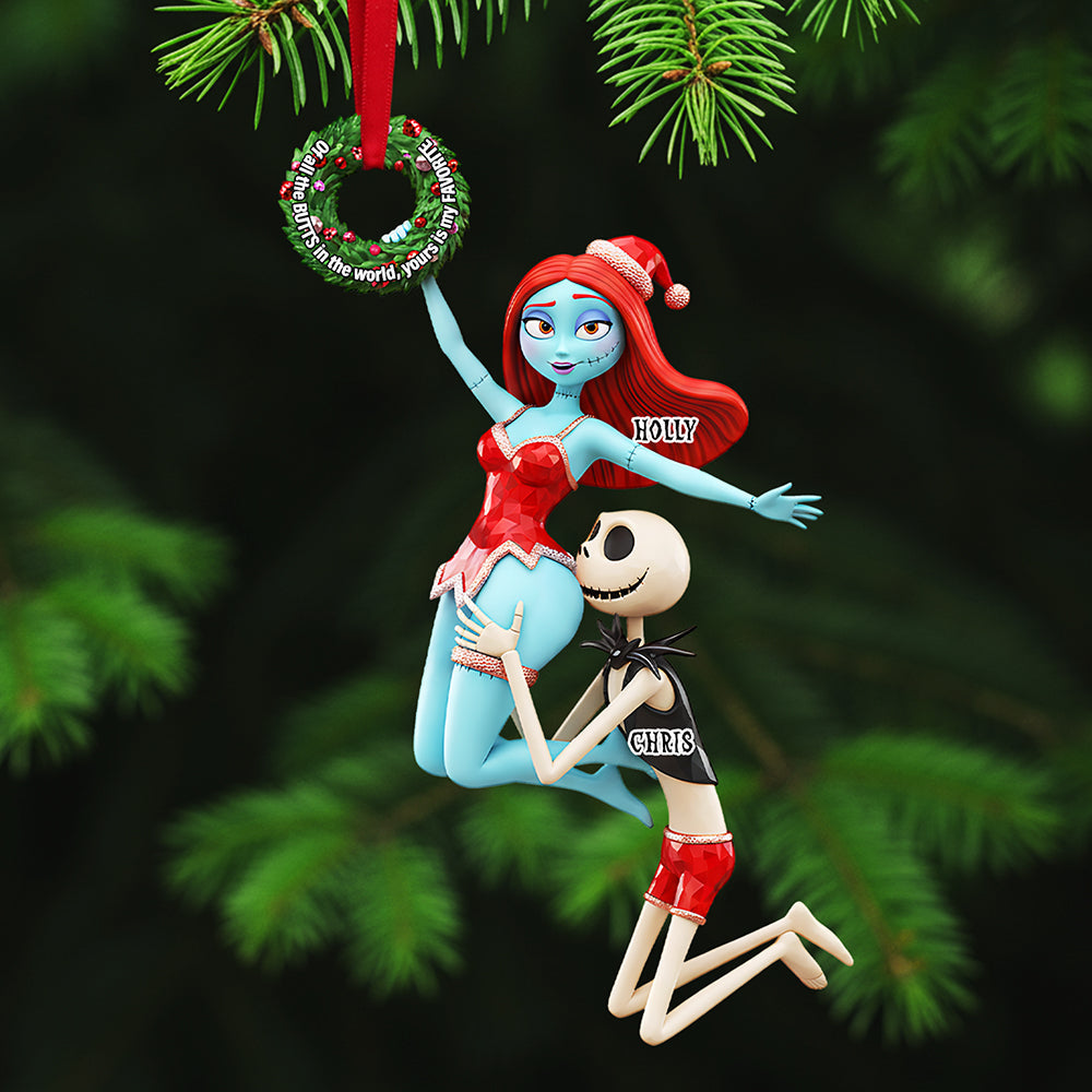 You're My Favorite - Personalized Naughty Couple Acrylic Ornament Ornament PopCulturePrints