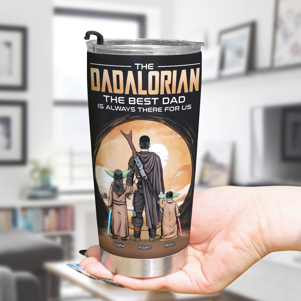 The DADalorian Personalized Tumbler - The Best Dad Gift