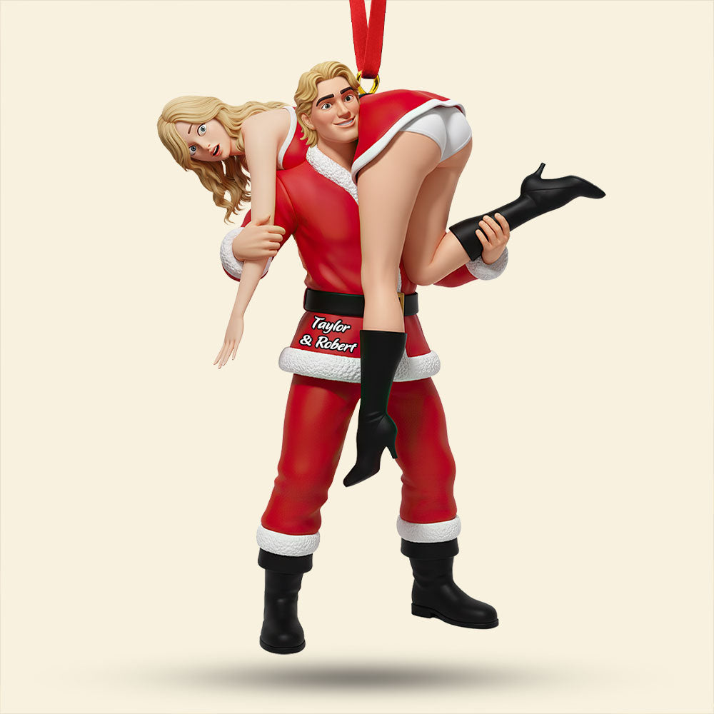 Naughty Couple Ornament - A Loving Touch for Your Christmas Tree Ornament PopCulturePrints