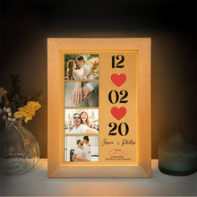Load image into Gallery viewer, Personalized Love Story Light Box Frame - Perfect Valentine's Gift PopCulturePrints
