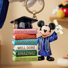 Load image into Gallery viewer, Celebrate Graduation with Personalized Keychain - Perfect Gift for Graduates Keychains PopCulturePrints
