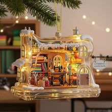 Load image into Gallery viewer, Crafting Dreams: Personalized Sewing Machine Cozy House Plaque - Perfect Gift for Sewing Enthusiasts Ornament PopCulturePrints
