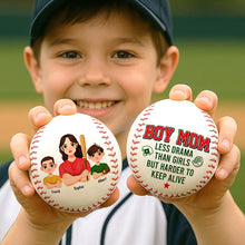 Load image into Gallery viewer, &quot;Celebrate Mother&#39;s Day with Fun!&quot; - Personalized Baseball Gift - Custom Gift for Mom, Grandma, and More Baseball PopCulturePrints
