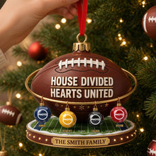 Load image into Gallery viewer, Celebrate Togetherness: Sporty Christmas Love Ornament - Personalized Gift for Family &amp; Friends
