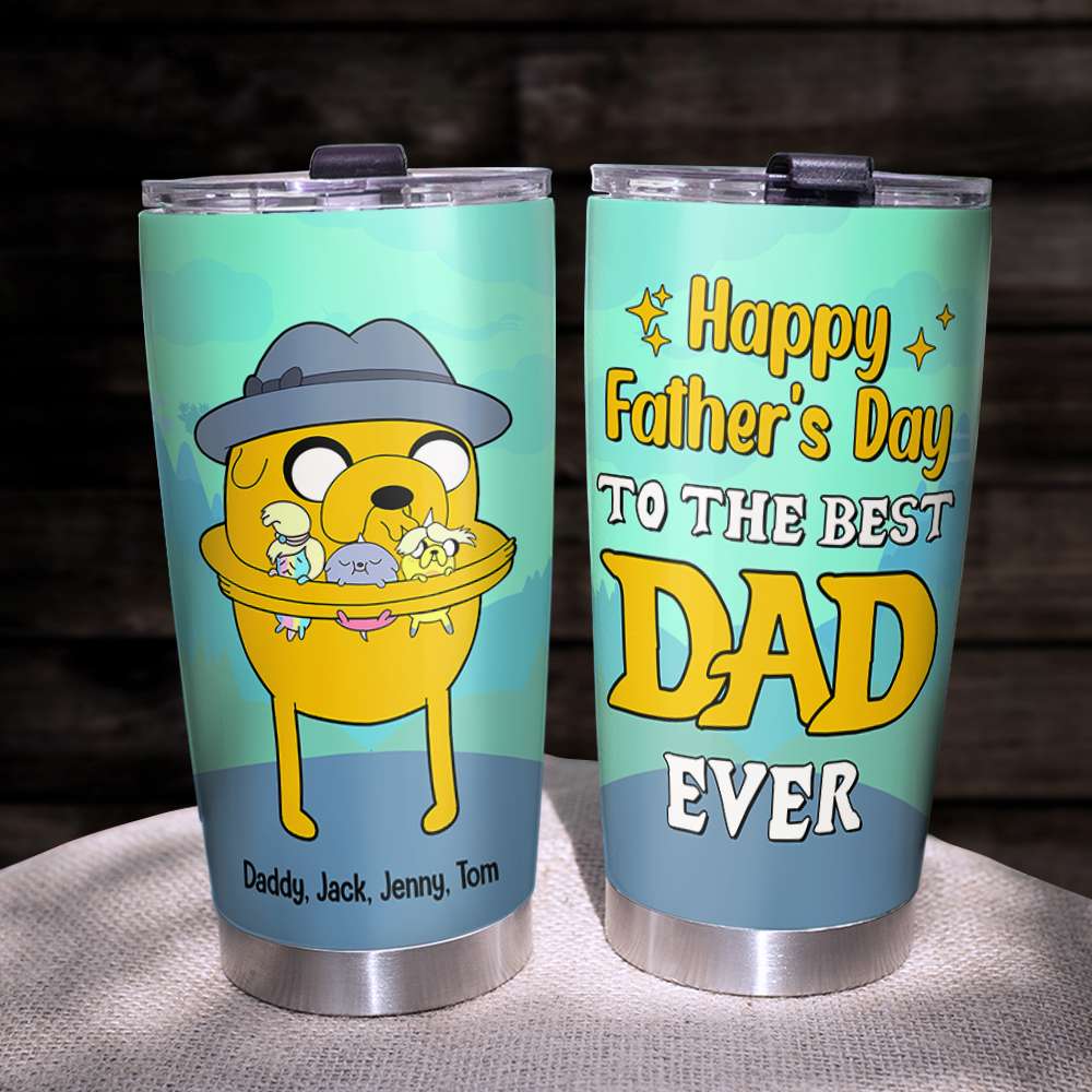 Personalized Adventure Dad Tumbler - Best Gift for Father's Day