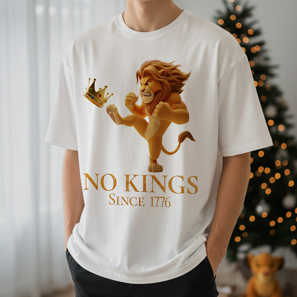No Kings Shirt - A Unique Gift for Christmas for Everyone Who Values Freedom Shirts PopCulturePrints